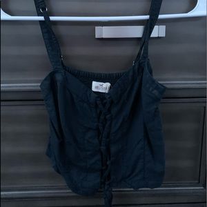 Black hollister tank top